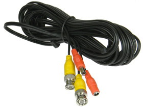 Camera Cable, Siamese Power & Video, 25ft.